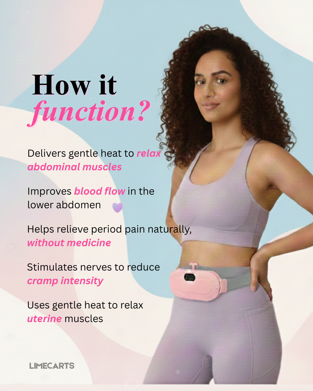 Menstrual Cramps Relief Machine – Switch Off Period Pain, Stay Comfortable All Day