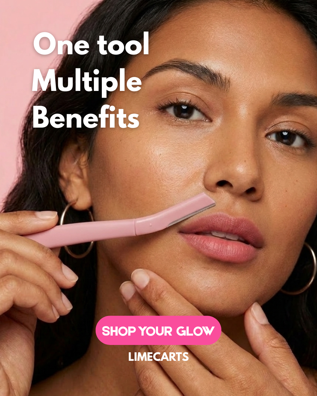 Get Glass Skin at Home ✨ | Painless Facial Razor for Women | Face Shaver for Smooth Makeup