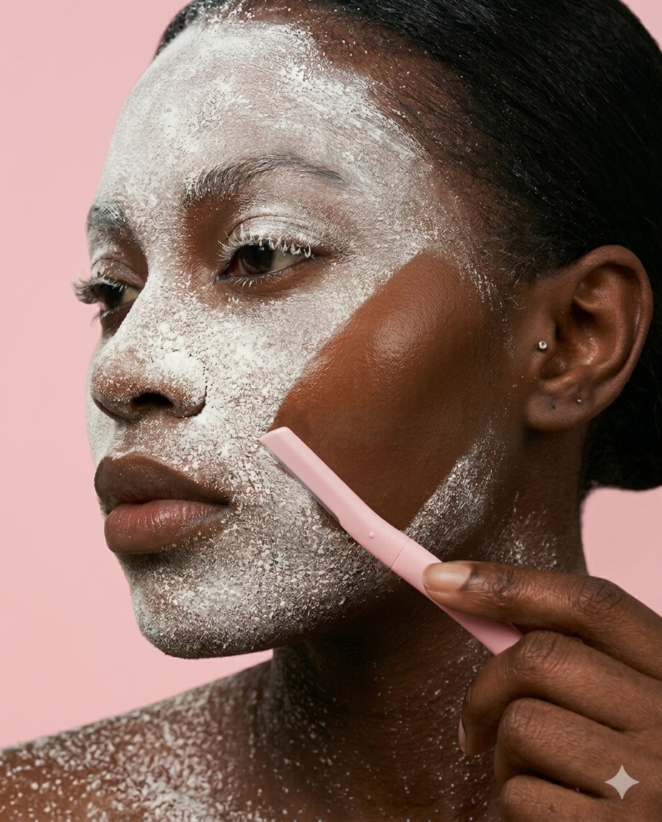 Get Glass Skin at Home ✨ | Painless Facial Razor for Women | Face Shaver for Smooth Makeup
