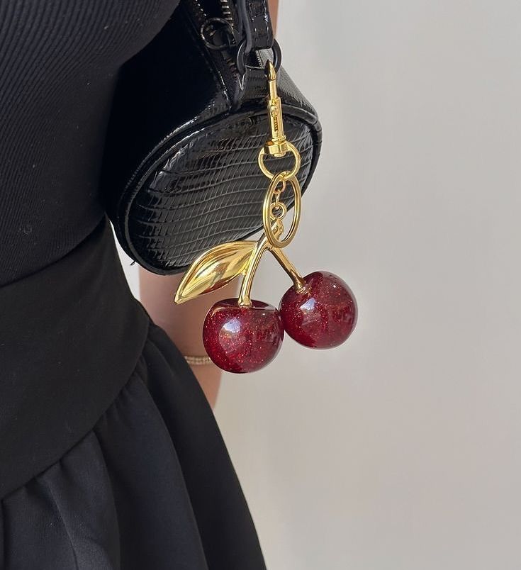 Soft Girl Cherry Keychain - Your Bag’s New Favorite